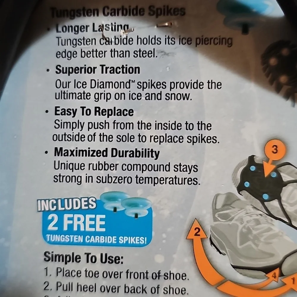 DueNorth Everyday Traction Aids Ice and Snow Size Small/Medium New - Picture 11 of 13